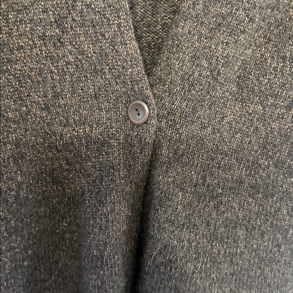 Eileen Fisher merino wool short sleeve cardigan duster sweater M - Picture 3 of 7